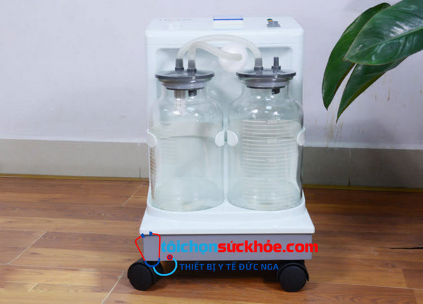 Máy hút dịch mũi, đờm 2 bình lucass ss-8a