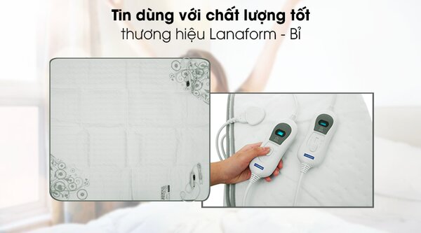 Đệm điện Lanaform có giá thành phải chăng, phù hợp với nhiều đối tượng sử dụng