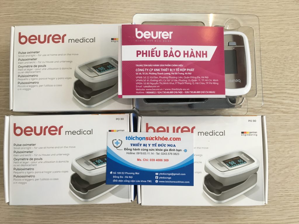 Máy Đo SpO2 Beurer PO30 (Máy đo nồng Độ Oxy trong máu (SPO2) Và Nhịp ...