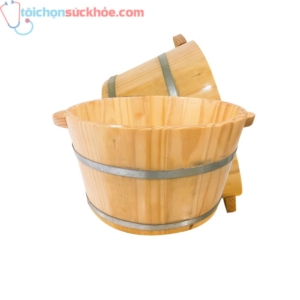 REVIEW Bồn ngâm chân bằng gỗ có hạt và không hạt