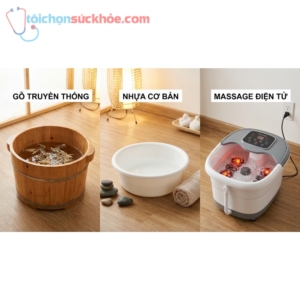 Nên mua chậu ngâm chân loại nào?