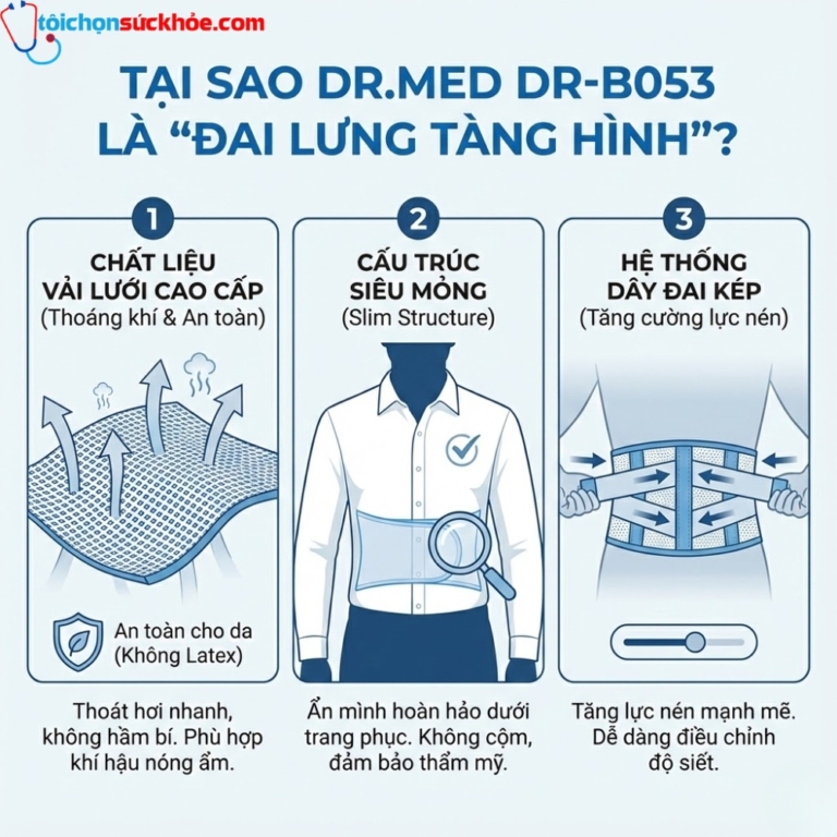 Đai lưng thoáng khí Dr. MED DR B053 (3)