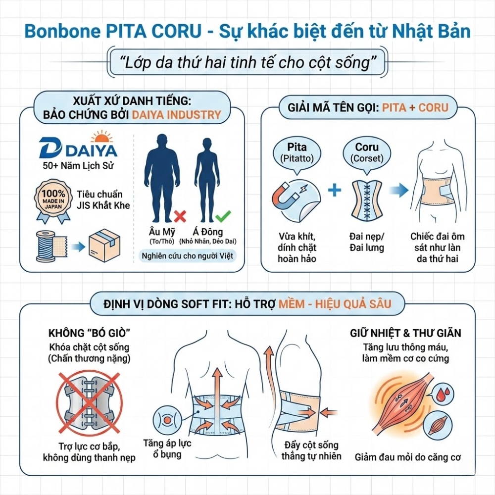 Đai lưng Bonbone Pita Coru