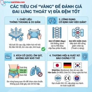 Đai lưng thoát vị đĩa đệm loại nào tốt?